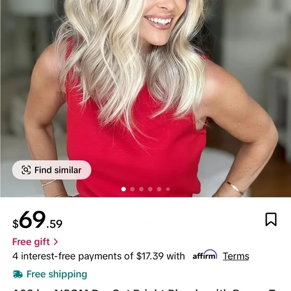 Aisom A09 in Bright Blonde - Picture 4 of 4